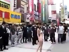 Walking semi-nude in alexis fawhe Streets