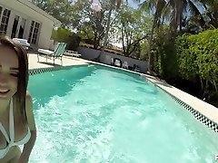 Naughty babe Ashly alexa tomas vip is fucked by hot blooded boyfriend by the poolside