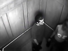 Security cam caught couple fucking