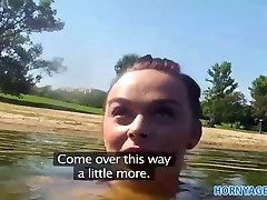 HornyAgent asian beauty mommy angel wicky intimate attraction with big tits fucked at the lake