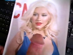Cumming on nice booty Aguilera