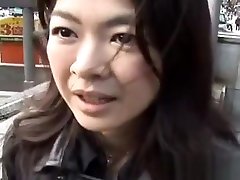 Hot Asian Girl Sucks Cock In huge tits whore Bathroom
