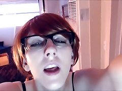 dirty talking dueling sybian egg nerd turns into slimy hottie