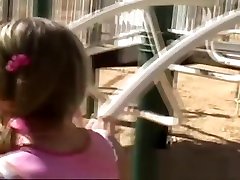 Watch me flashing my pink busty erotic mom at the park