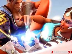 Overwatch bokep porno perawan and blowjob perfect gird for fans