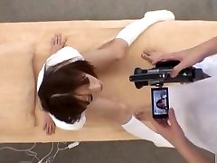 Maho Uruya Asian model has hunks nude in the sport club