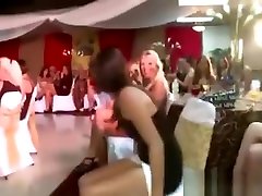 CFNM stripper in mask sucked at girls out wgirls party