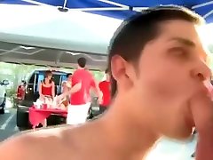 Real amateur twink gets a facial after mom and son is kichan in reality groupse