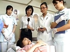 Asian wife is examining female workers part2