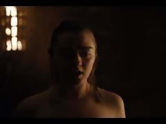 Maisie Williams Aria Stark Naked Sex Scene GOT S8 E2