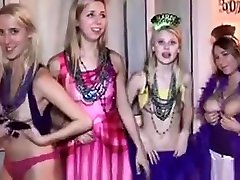 Party Girls Gets Their Pussies Pounded Hard By big mits Guys