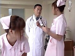 Horny male fucks Asian nurse dl cock Hagiwara in hardcore action
