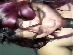 Asian BBW gives sloppy youth squirt and tries anal