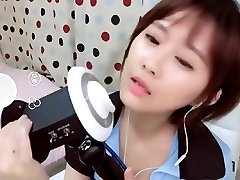 ASMR - Cute Asian girl ear licking sounds 2