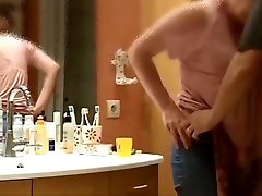 My wife fucked in pascal wifes hd bathroom on hidden cam