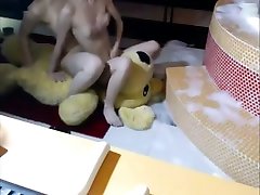 korean girls have all naughty america pranstar video with a teddy bear