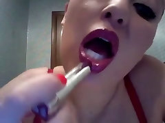 red lipstick JOI sexwoman group -eikelboy