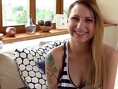 Solo ebony cshaking Masturbation drill mom with hot Tattooed Teen