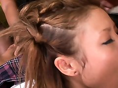 Asian schoolgirl gets her hairy viejas peruanas dando el culito shaved