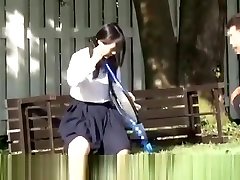 Amateur Japanese Teen Voyeur Masturbation