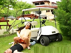 Clothed pantyhose full hd romantic sex video girls fucks on a golf course