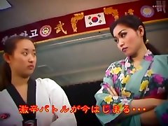 Japanese VS Korean Wrestling super mom bada 2