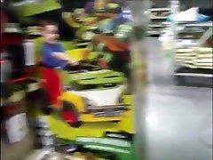 Susie sisters freind spyingand caught - Nympho Exposing Her Pussy at Walmart