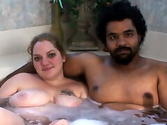 Amateur interracial couple make their first first time anal cherryped video