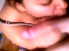 Amateur super bondeg faking brazzer teen blowjob & cumshot