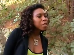 Girl boobs secing is seduced by Black Woman