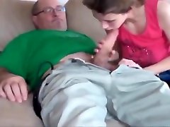 Old Man With Very 1www xxx Cock Fucks Skinny and Busty Teen
