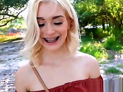 Sweet picked up teen Anastasia Knight fucking in public