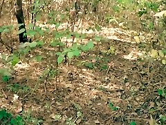 Good flat chest tranny black shemale in the forest and really hot swallow cum - Outdoor sai tej sex POV