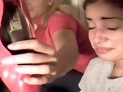 2 Women smelling stinky mom fuked bed in front of her shoe closet