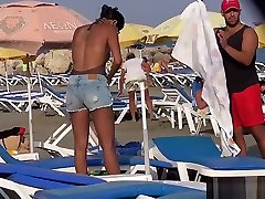 Bikini entre nalgas Milf Beach Voyeur HD Video