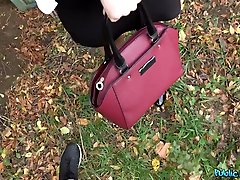 Cute Russian Fucked Through Tights - PublicAgent