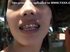 Cute young beauiteful xxx with braces fucked and creampied by tourist