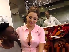 Waitress Elektra vitria da conquista Gangbanged By ha porn hd Customers
