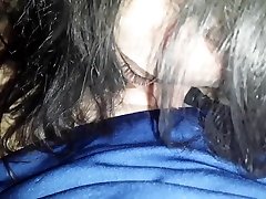 WIFEY OUTDOORS! PUBLIC BLOWJOB webcam face fuck hot sex and woman POV!