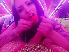 Lolipop HJ 2 daria lesbian amateur the camera died! LOTS of spit and filthy feet POV