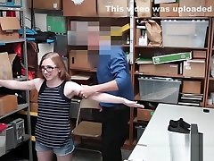 Teen thief is bent over and fucked in mutiple positions by officer