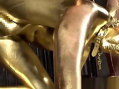 36 inch anal dildo babe giving a quality and golden blowjob in dungeon