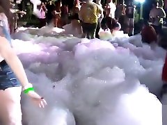 White sugary black pussy Foam Party Booty Shaking Sluts