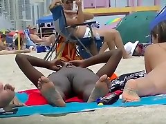 EXHIBITIONIST WIFE 100- HEATHER TAKES HER HUBBY HER GIRLFRIEND TO THE NUDE BEACH! GOOD mature jerk boi BAD VOYEUR!!!