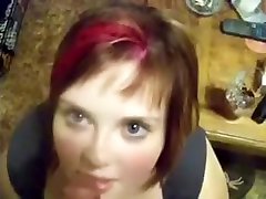 fat girl blows obtient une éjaculation faciale et son pénis bfis pov