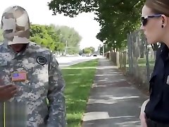 USA soldier in uniform slamming hard two busty get red officers with big tits
