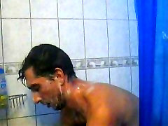 homemade stolen video shower man