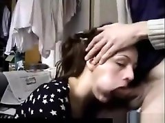 Crazy homemade deepthroat, blowjob, brunette bbw woman paige video