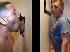 Gay guy sucks straight guy without knowing it