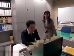 Japanese secretary foot fetish tube porn anal footjob in the office